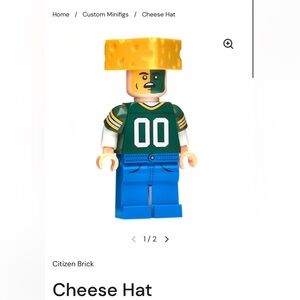 New Citizen Brick ‘Cheese Hat’ Cheesehead Minifigure Chicago Brick World 2025